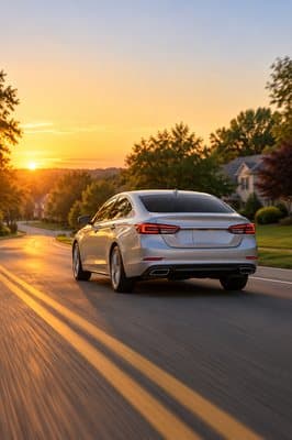 A new owner driving home